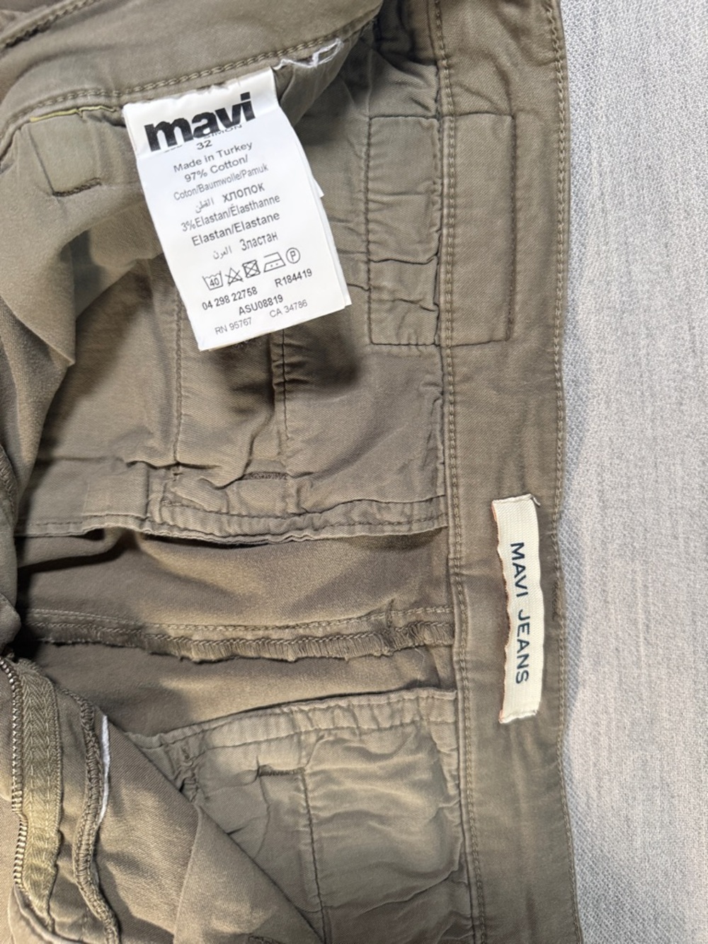 Mavi Olive-Taupe Casual Jeans